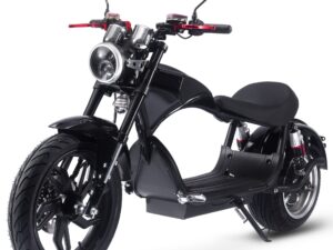 MotoTec Raven 60v 30ah 2500w Lithium Electric Scooter Black