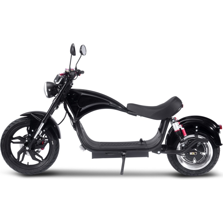 MotoTec Lowboy 60v 20ah 2500w Lithium Electric Scooter Black - Image 4