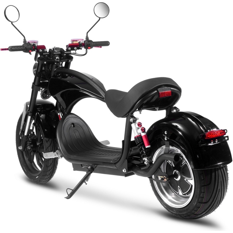 MotoTec Lowboy 60v 20ah 2500w Lithium Electric Scooter Black - Image 5