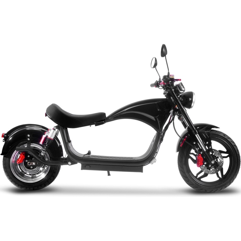MotoTec Lowboy 60v 20ah 2500w Lithium Electric Scooter Black - Image 7