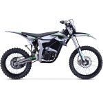 MotoTec Venom 72v 12000w Electric Dirt Bike White - Image 3