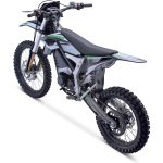 MotoTec Venom 72v 12000w Electric Dirt Bike White - Image 6