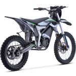 MotoTec Venom 72v 12000w Electric Dirt Bike White - Image 7