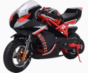 MotoTec Gas Pocket Bike GT 49cc 2-Stroke Red