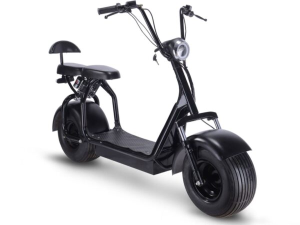 MotoTec Knockout 60v 1000w Electric Scooter Black - Image 2