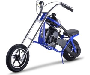 MotoTec 49cc Gas Mini Chopper Blue