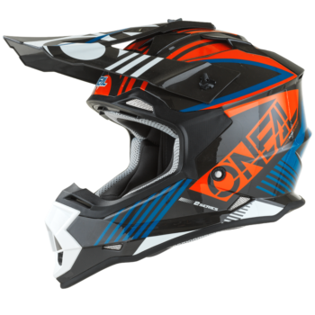 Oneal 2 SRS Rush Helmet OrangeBlue (4)
