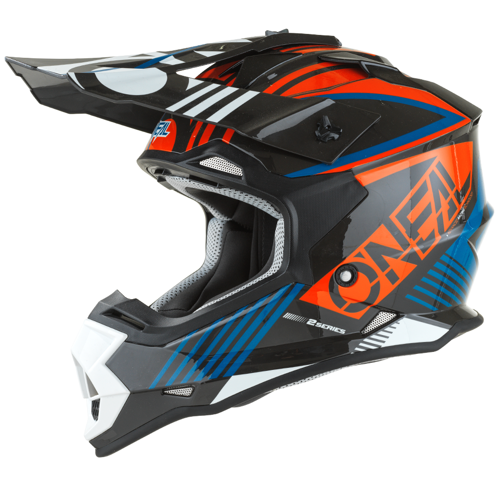 Oneal 2 SRS Rush Helmet OrangeBlue (4)