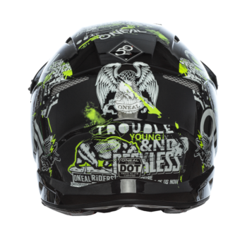 Oneal 3 SRS Attack Helmet BlackNeon Yellow