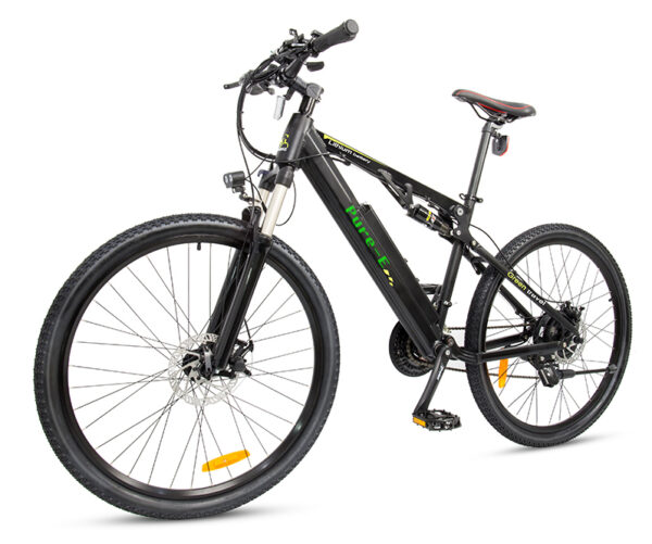 Pure-E Electric Mountain Bicycle with Full Suspension