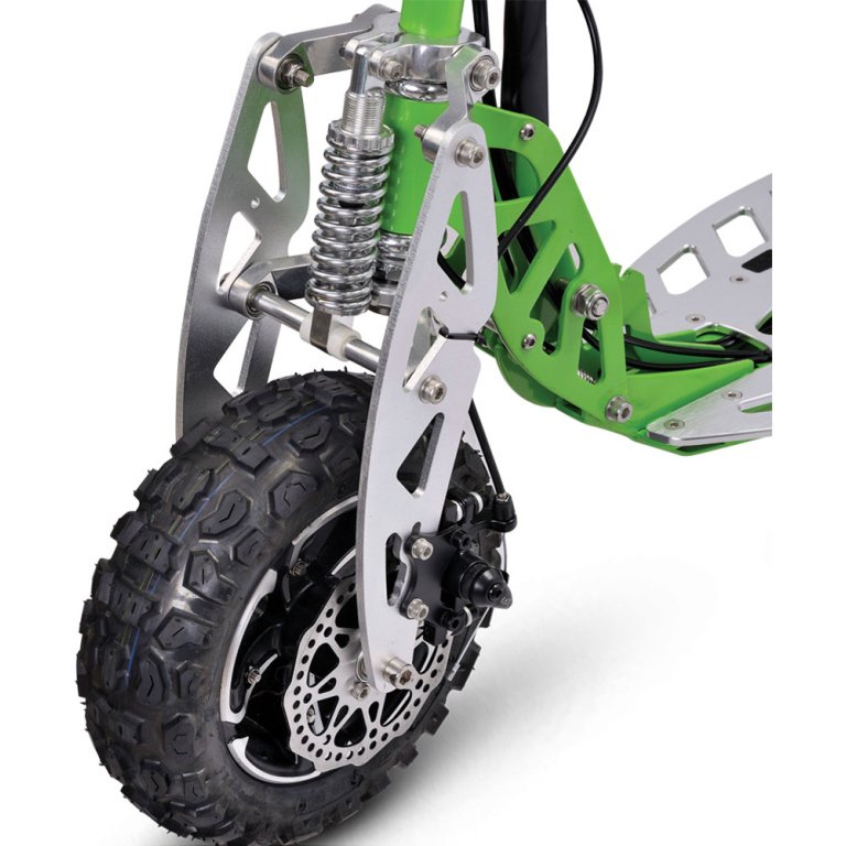 MotoTec/UberScoot 70x 2-Speed Gas Scooter Green - Image 2