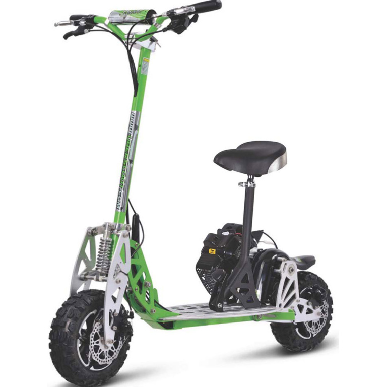 MotoTec/UberScoot 70x 2-Speed Gas Scooter Green