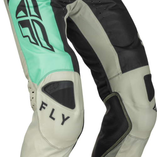 Fly Racing 2023 Kinetic Jet Black/Mint/Grey Pants