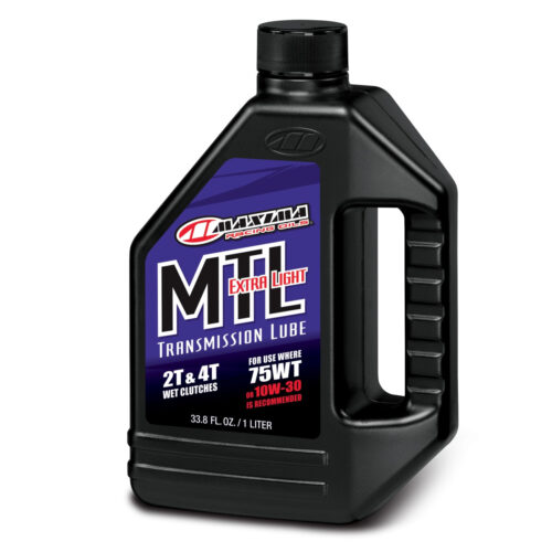 Maxima Transmission Fluid, MTL Fluid, 75WT Extra Light, 1 Liter (2 & 4 Cycle)