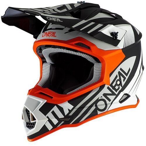 O’Neal 2 SRS Spyde Helmet White/Black/Orange