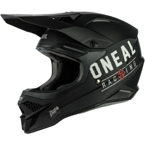 O’NEAL 3 SRS Dirt Helmet Black/Gray