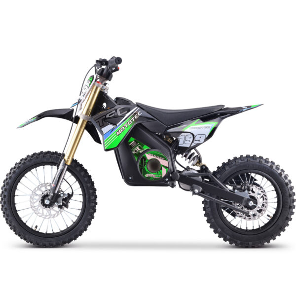 Mototec 48v Pro Electric Dirt Bike 1800w Lithium Green - Image 5