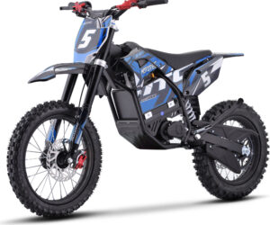 MotoTec 60v Pro Electric Dirt Bike 2000w Lithium Blue