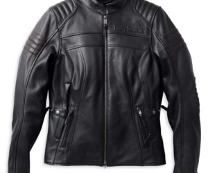 Harley Davidson Women’s Heather Avenue Triple Vent System Leather Jacket