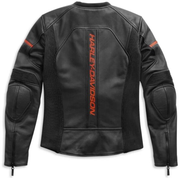 Harley Davidson Women's H-D Brawler Leather Riding Jacket - Image 3