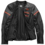 Harley Davidson Women's H-D Brawler Leather Riding Jacket - Image 2