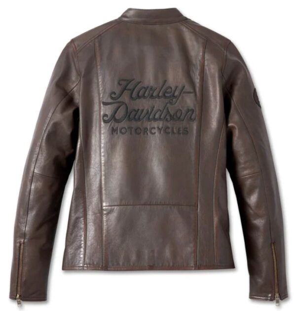 Harley Davidson Women's Vintage Spirit Leather Jacket - Image 7