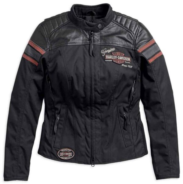 Harley Davidson Women's Triple Vent System Worden Riding Jacket - Image 2