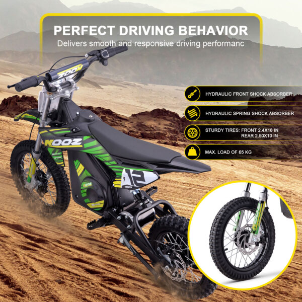 MotoTec 36v 1000w Electric Dirt Bike - Image 4