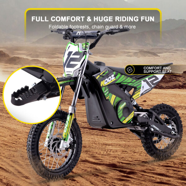 MotoTec 36v 1000w Electric Dirt Bike - Image 6