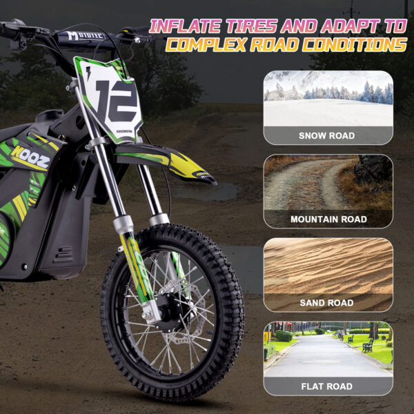MotoTec 36v 1000w Electric Dirt Bike - Image 7