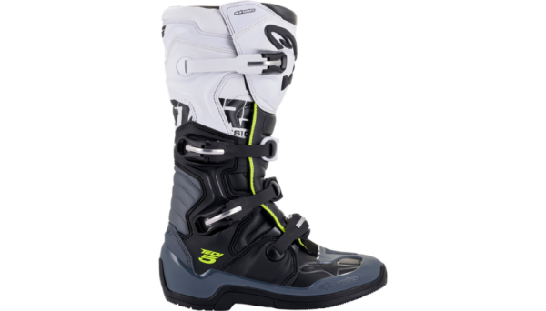 Alpinestars Tech 5 Boots Black/Dark Grey/White - Image 4
