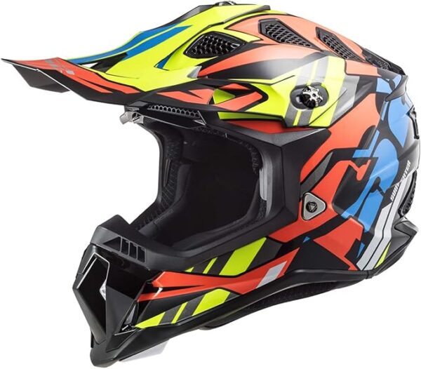 Subverter Evo Rascal Full Face MX Helmet – Gloss Black / Fluo Orange