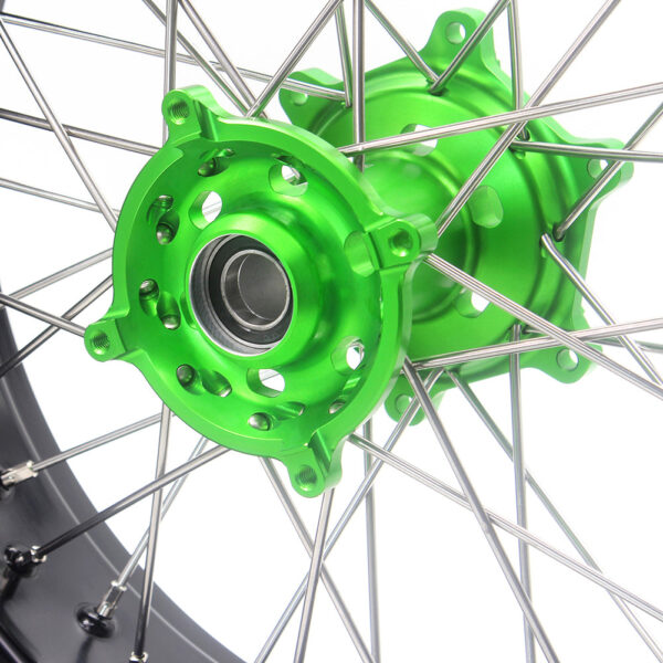 KKE 17Inch KX250F KX450F 2006-2021 For KAWASAKI Supermoto Spoked Wheels Rim - Image 12