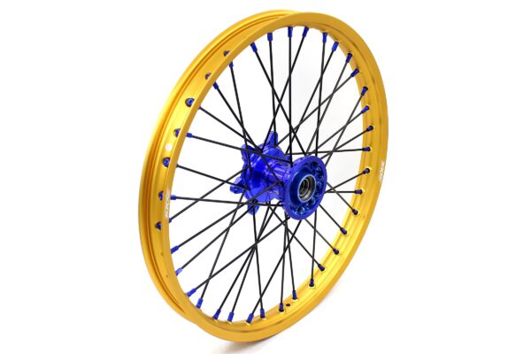 KKE 21"&19" Mx Dirtbike Cast Wheels For YAMAHA YZ125 YZ250 YZ250F YZ450F Gold Rim Black Spokes - Image 12
