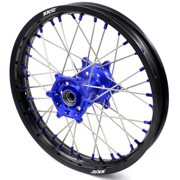 KKE 21"&19" Mx Dirtibke Wheels For YAMAHA YZ125 YZ250 YZ250F YZ450F WR450F Blue Nipples - Image 4