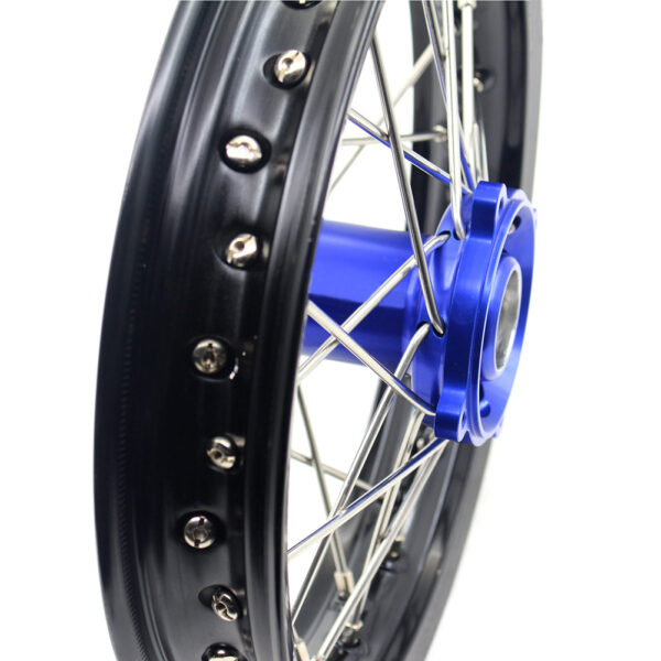 KKE 14 & 12 Kids Wheels Rims Set for YAMAHA YZ65 2018-2023 Blue - Image 12