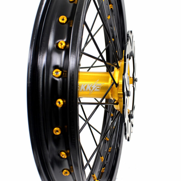 KKE 21 & 19 MX Wheels Rims for SUZUKI RMZ250 2007-2024 RMZ450 2005-2024 Black Spokes - Image 22
