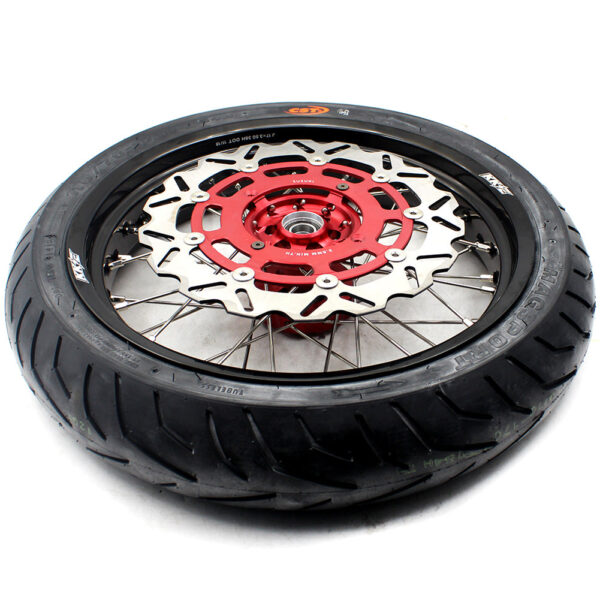 KKE 17 Inch Supermoto Wheels Tires for SUZUKI RMZ250 2007-2024 RMZ450 2005-2024 - Image 2