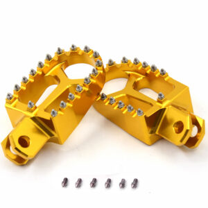 KKE CNC Billet Footpegs for SUZUKI DRZ400 DRZ400E DRZ400S DRZ400SM Gold/Blue/Black