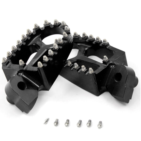 KKE BILLET CNC FOOTPEGS FOR YAMAHA YZ85 YZ125 YZ250 YZ426F YZ450F WR250F WR450F BLUE BLACK SILVER OPTIONAL - Image 12