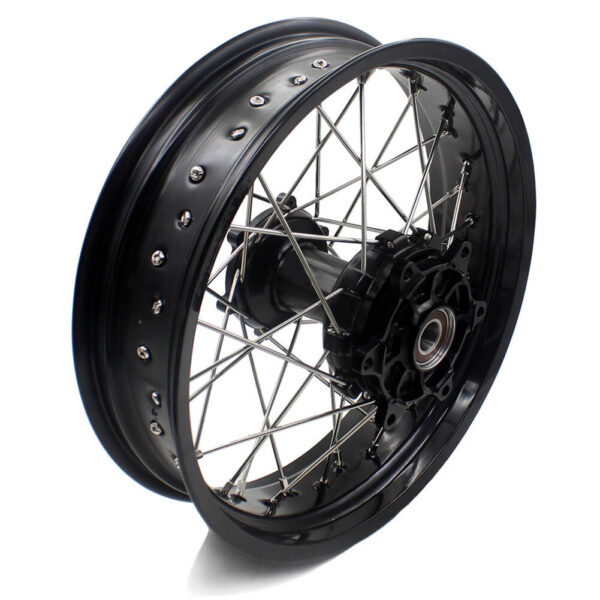 KKE 2.5*19/4.25*17 CUSH Drive Supermoto Wheels Set for KTM 990 950 Adventure 2003-2015 - Image 3