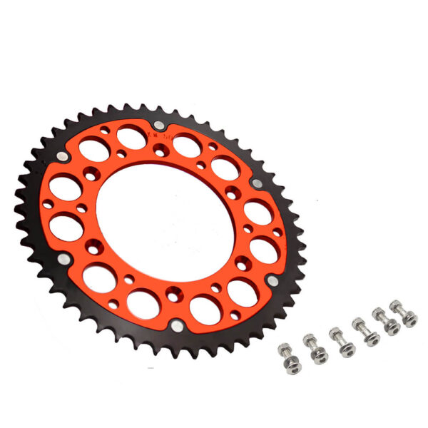 KKE 44T/48T/49T/50T/51T/52T Orange Sprocket For KTM 125-530CC 2003-2024 - Image 2