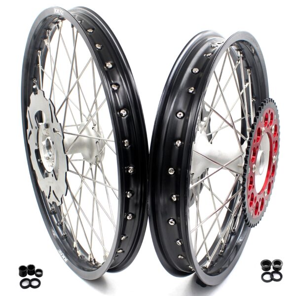 KKE 21" 19" Casting Wheels Rims Set For HONDA CR125R 1995-1997 CR250R 1995-1996 CR500R 1995-2001 - Image 5