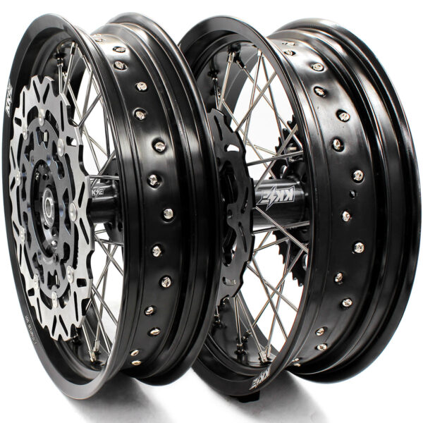 KKE 3.5/4.25*17inch Supermoto Wheels Rims For SUZUKI DRZ400 DRZ400E DRZ400S - Image 2