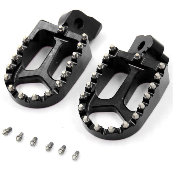 KKE BILLET CNC FOOTPEGS FOR YAMAHA YZ85 YZ125 YZ250 YZ426F YZ450F WR250F WR450F BLUE BLACK SILVER OPTIONAL - Image 13