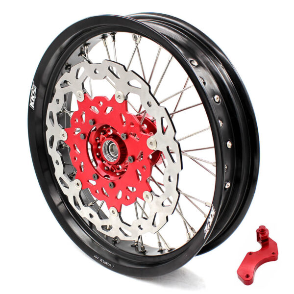 KKE 3.5/4.25*17in. XR400R 1996-2004 XR600R 1991-2000 Supermoto Wheels For Honda - Image 4