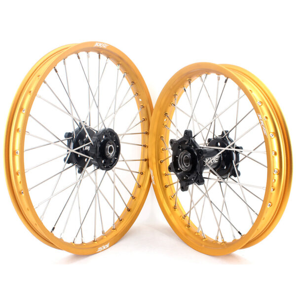 KKE 21 & 19 Dirt Bike Gold Rims for Suzuki RM125 2001-2007 RM250 2008 - Image 2