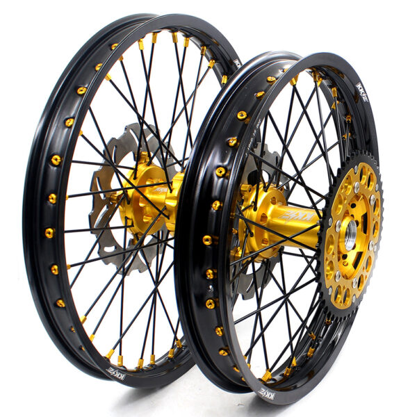 KKE 21 & 19 MX Wheels Rims for SUZUKI RMZ250 2007-2024 RMZ450 2005-2024 Black Spokes - Image 12