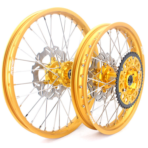 KKE 21 & 19 Wheels Gold Rims For SUZUKI RM125 2001-2007 RM250 2001-2008 - Image 14