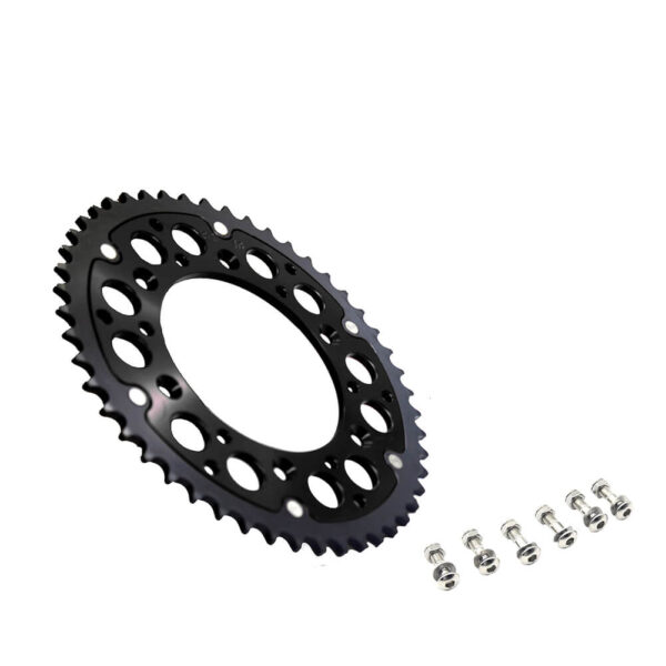 KKE BLACK REAR 50T/51T SPROCKET FOR HONDA CRF250R CRF450R CRF250X CRF450X - Image 2